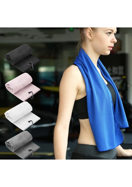 Turuncu Tarzı 1 Adet Golf Havlusu Waffle Desen Pamuk Karabina ile Temizlik Havlusu Mikrofiber Kanca Temizler Kulüpleri Topları Eller Koşu Için (Yurt Dışından) fiyatları