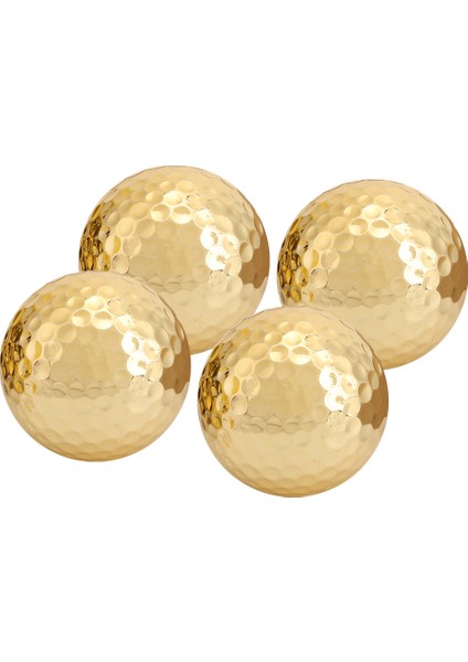 4 Adet Çift Katmanlı Top Taşınabilir Yüksek Li Çift Katmanlı Altın Kaplama Top Aksesuarı (Yurt Dışından)