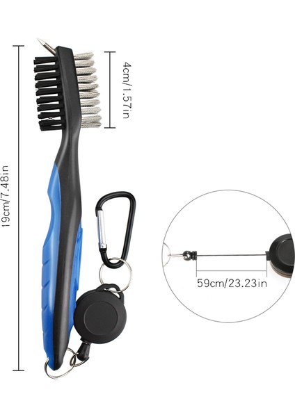 D Tarzı Karabina Oluklu Kalemtıraş Temizleyici Çok Stil Dro ile Kulüp Için Golf Temizleme Fırçası (Yurt Dışından) fırsatları