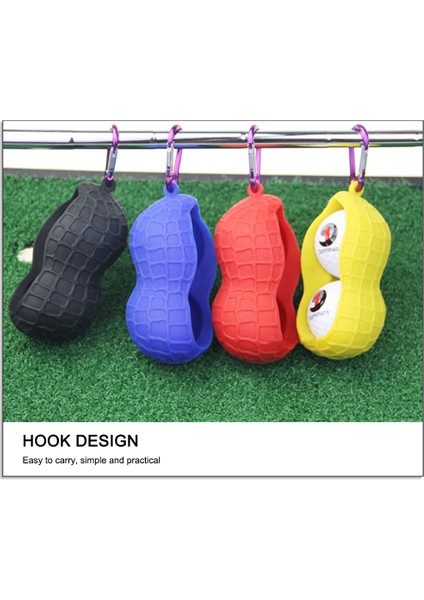Mavi Stil Golf Topu Çift Kapaklı Silikon Golf Topları Bel Çantası Taşınabilir Karabina Kanca ile Spor Aksesuarları Açık Golf Eğitimi (Yurt Dışından) modelleri