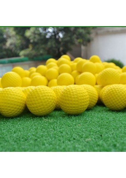 Sarı Stil Sıcak Satış U Köpük Golf Topları Sarı Sünger Elastik Kapalı Açık Uygulama Eğitimi (Yurt Dışından) fırsatları
