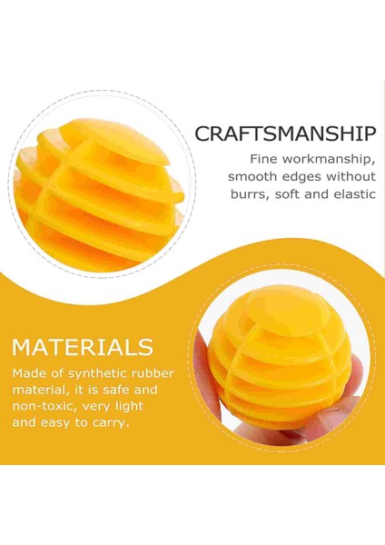 Sarı Stil Delikli Toplar Mesafe Kapalı Alan Golf Kauçuk Spor Oyunları Darbe Eğitimi (Yurt Dışından) indirimleri