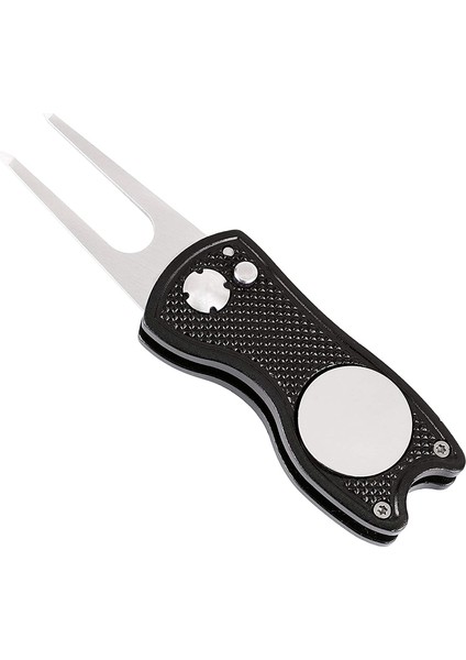 Mavi Stil Yeni Metal Katlanabilir Golf Divot Onarım Aracı Manyetik Bilyalı Marker ve Pop-Up Düğmesi Yeşil Alet Aksesuarları Golfçü Için Hediye (Yurt Dışından) fırsatları