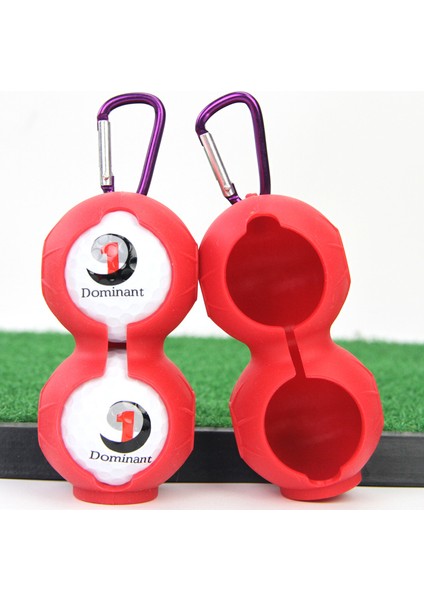 Kırmızı Stil Yenı Golf Silikon Topu Kapağı Golf Aksesuarları Golf Silikon Koruyucu Kapak Kemere Asılabilir (Yurt Dışından)