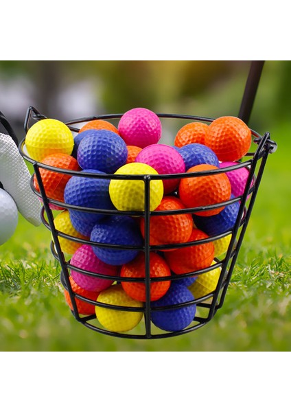 Yeşil Tarzı Metal Golf Topu Depolama Sepeti Dayanıklı Golf Topu Konteyner Büyük Kapasiteli Top Taşıma Kovası Taşıması Kolay Taşınabilir Golf Aralığı (Yurt Dışından) indirimleri