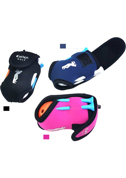 Mavi Stil Mini Golf Paketi Saklama Topu Çantası Asılı Toka ile Dalış Bezi 2 Top Tutabilir 4 Tees Bele Asılır Kemere Bağlı (Yurt Dışından) indirimleri