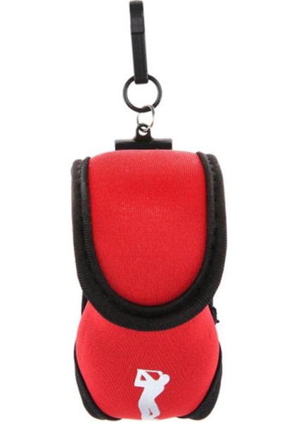 Kırmızı Stil Mini Golf Saklama Çantası Dayanıklı Golf Topu Tee Saklama Kutusu Tutucu Bel Çantası Depolama Bel Kemeri Klipsi Tokası Eğitim Için (Yurt Dışından)