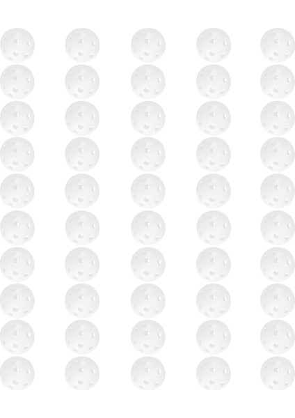 Beyaz Stil Delikli Plastik Oyun Topları Sevimli Hollow Eğitim Spor Uygulaması Oynamak Için Golf Topları (Yurt Dışından)