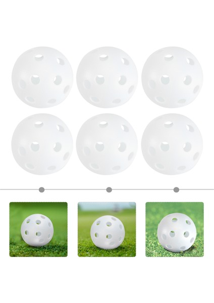 Beyaz Stil Delikli Plastik Oyun Topları Sevimli Hollow Eğitim Spor Uygulaması Oynamak Için Golf Topları (Yurt Dışından) fiyatları