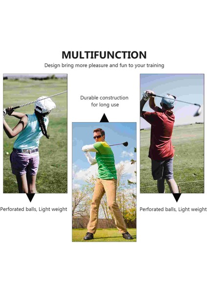 Beyaz Stil Delikli Plastik Oyun Topları Sevimli Hollow Eğitim Spor Uygulaması Oynamak Için Golf Topları (Yurt Dışından) indirimleri