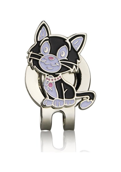 E Tarzı Golf Topu Işaretleyici Golf Şapka Iğnesi Manyetik Alaşım Işaretleyici Golf Aksesuarları Kaplan Bir Atıcı Flog Cam Şanslı Yonca Golfçüler Için Hediye (Yurt Dışından)