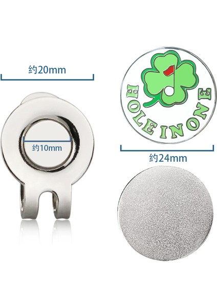 E Tarzı Golf Topu Işaretleyici Golf Şapka Iğnesi Manyetik Alaşım Işaretleyici Golf Aksesuarları Kaplan Bir Atıcı Flog Cam Şanslı Yonca Golfçüler Için Hediye (Yurt Dışından) indirimleri