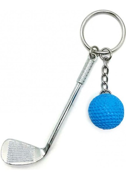 Mavi Stil Moda Kolye Hafif Anahtarlık Anahtar Golf Topu Spor Severler Için Bölünmüş Anahtarlık (Yurt Dışından)