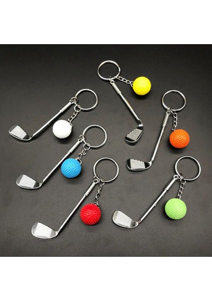 Mavi Stil Moda Kolye Hafif Anahtarlık Anahtar Golf Topu Spor Severler Için Bölünmüş Anahtarlık (Yurt Dışından) indirimleri