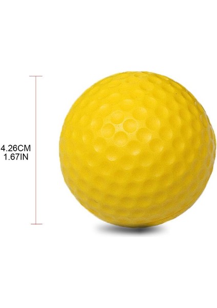Sarı Stil Golf Elastik Topu Vuruş Gülle Atma Eğitimi Uygulama Yardımı Salıncak Spor Uygulaması Taşınabilir Kolay Kullanım Golf Topları Köpük Topları (Yurt Dışından) fırsatları