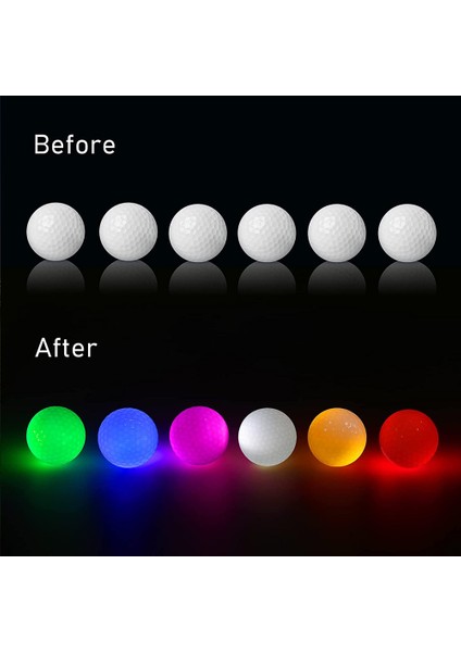 Pembe Tarzı 1 Adet Yeni LED Golf Topu Light Up Golf Topu Gece Golf Topları Aydınlık Golf Topları Glow Koyu Golf Topu Seçiminiz Için 8 Renk (Yurt Dışından) modelleri