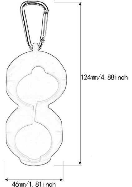 Kırmızı Stil Licone Golf Topu Saklama Kılıfı Tutucu Karabina Topları Kol Koruyucu Çanta Tutucu (Yurt Dışından) modelleri