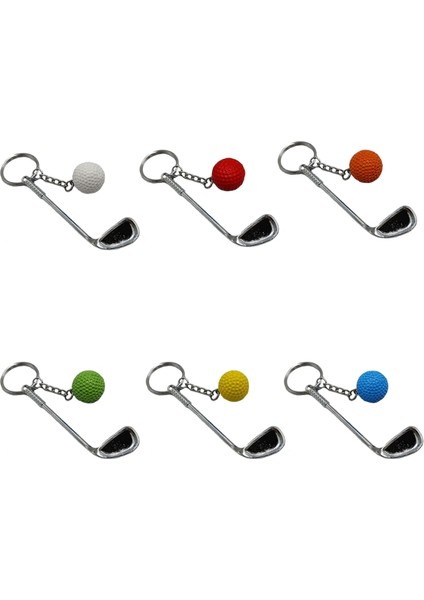 Sarı Stil Mini Golf Kulübü Topu Kolye Anahtarlıklar Anahtarlıklar Spor Malzemeleri Spor Hayranları Hediyelik Eşya Süsler Golf Malzemeleri (Yurt Dışından) indirimleri