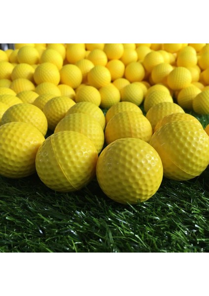 Sarı Stil 2 Adet Kullanışlı Golf Uygulama Topları Düz Renk Golf Işık Topları Pürüzsüz Darbeye Dayanıklı Taşınabilir Katı Golf Topu (Yurt Dışından) fırsatları