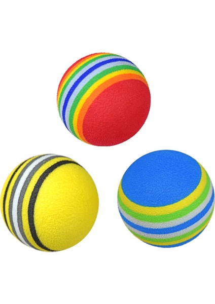 G060-4 Tarzı Golf Gökkuşağı Topu Eva Köpük Pamuk Topu Kapalı Uygulama Topu Sünger Top Eğlence Parkı Oyuncak Top Çapı 42MM (Yurt Dışından) fiyatları