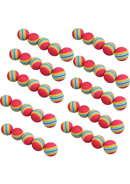 Kırmızı Stil Çanta Gökkuşağı Renkli Golf Eğitim Köpük Topları Golf Salıncak Kapalı Eğitim Yardımları Uygulama Sünger Köpük Topları (Yurt Dışından) fiyatları