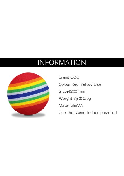 Kırmızı Stil Çanta Gökkuşağı Renkli Golf Eğitim Köpük Topları Golf Salıncak Kapalı Eğitim Yardımları Uygulama Sünger Köpük Topları (Yurt Dışından) fırsatları