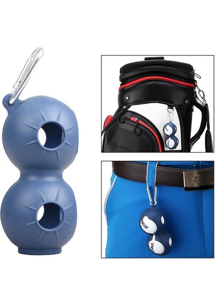 Kırmızı Stil Taşınabilir Silikon Golf Topu Koruyucu Tutucu Kapak Golf Topu Silikon Çift Kılıf Kapak Golf Eğitim Spor Aksesuarları (Yurt Dışından) fiyatları