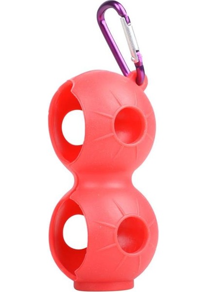 Kırmızı Stil Taşınabilir Silikon Golf Topu Koruyucu Tutucu Kapak Golf Topu Silikon Çift Kılıf Kapak Golf Eğitim Spor Aksesuarları (Yurt Dışından) modelleri