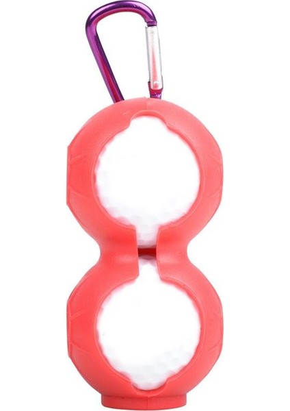 Kırmızı Stil Taşınabilir Silikon Golf Topu Koruyucu Tutucu Kapak Golf Topu Silikon Çift Kılıf Kapak Golf Eğitim Spor Aksesuarları (Yurt Dışından) indirimleri