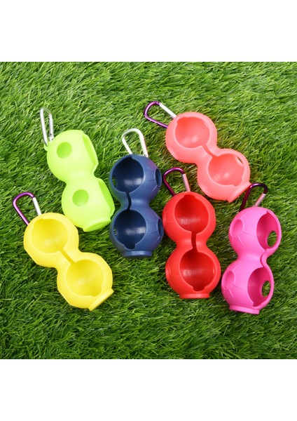Mavi Stil Golf Topu Koruyucu Kapak Yumuşak Silikon Bel Tutucu Çift Düşmeye Dayanıklı Anahtarlık Golf Aksesuarları 2 Top Sıcak Satış (Yurt Dışından) modelleri