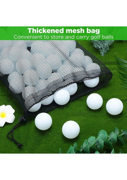 Beyaz Stil Golf Uygulama Topu Eğitimi Golf Topları, Eğitim Için Örgü Ipli Saklama Torbaları (Yurt Dışından) fiyatları