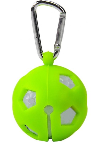 Yeşil Stil Silikon Golf Topu Kapağı Içi Boş Kollu Koruyucu Karabina Anahtarlık 1 Golf Topu Anahtarlık Araba Anahtarlık (Yurt Dışından)