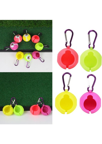 Pembe Tarzı Golf Topu Tutucu Konteyner Taşıyıcı Taşıma Çantası Kılıfı Çocuklar Yetişkinler Için Bir Top Tutar (Yurt Dışından) fiyatları