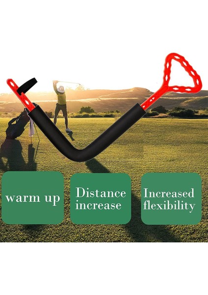 Kırmızı Stil Rotasyon Eğitimi Golfçü Salıncak Eğitmeni Doğru Yanlış Salınım Kapalı Salınım Düzlemi Hareket Düzeltici Salınım Mesafesini Artırın (Yurt Dışından)