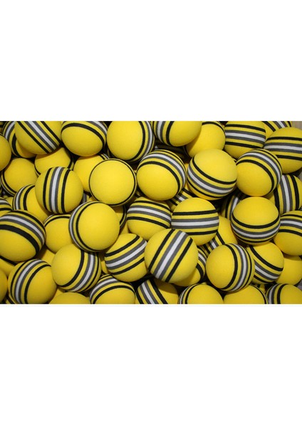 Sarı Stil Çanta Eva Köpük Golf Topları Gökkuşağı Şerit Kırmızımavisarı Sünger Kapalı Uygulama Topu Golf Eğitim Yardımı (Yurt Dışından)