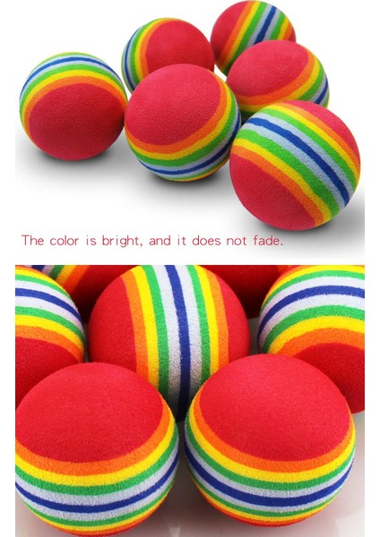 Sarı Stil Çanta Eva Köpük Golf Topları Gökkuşağı Şerit Kırmızımavisarı Sünger Kapalı Uygulama Topu Golf Eğitim Yardımı (Yurt Dışından) fiyatları