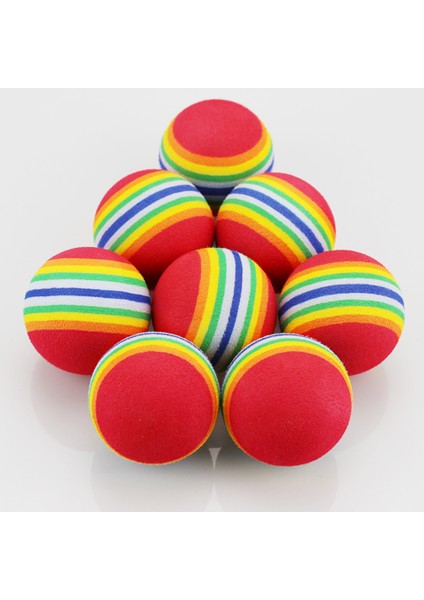 Sarı Stil Çanta Eva Köpük Golf Topları Gökkuşağı Şerit Kırmızımavisarı Sünger Kapalı Uygulama Topu Golf Eğitim Yardımı (Yurt Dışından) indirimleri