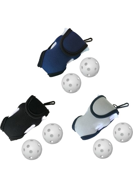Mavi Stil 831C Golf Topu Bel Çantası, 2 Top ve 4 Tee Seti, Taşınabilir Golf Topu Saklama Çantası Tutucu Golfçü Mini Bel Çantası Paketi (Yurt Dışından) fırsatları