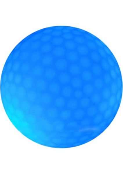 Mavi Stil 1 Adet Aydınlık LED Golf Topu Light-Up Yanıp Sönen Gece Lambası Parlayan Floresan Golf Topları Golf Uygulama Topları (Yurt Dışından)