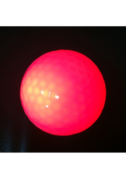 Kırmızı Stil 1 Parça LED Işık Up Golf Topları Karanlıkta Parlayan Gece Golf Topları Çok Renkli Eğitim Golf Uygulama Topları Hediyeler (Yurt Dışından)