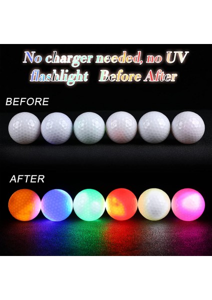 Kırmızı Stil 1 Parça LED Işık Up Golf Topları Karanlıkta Parlayan Gece Golf Topları Çok Renkli Eğitim Golf Uygulama Topları Hediyeler (Yurt Dışından) indirimleri