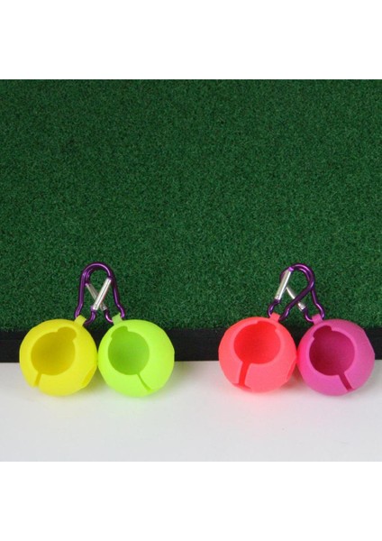Yeşil Stil 1 Adet Golf Topu Silikon Kol Koruyucu Kapak Çanta Tutucu Golf Eğitim Spor Aksesuarları Golf Malzemeleri Topu Çift Kutu (Yurt Dışından) fiyatları