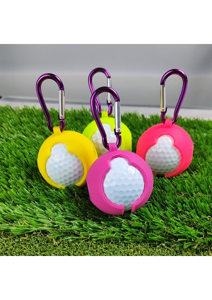 Yeşil Stil 1 Adet Golf Topu Silikon Kol Koruyucu Kapak Çanta Tutucu Golf Eğitim Spor Aksesuarları Golf Malzemeleri Topu Çift Kutu (Yurt Dışından) fırsatları