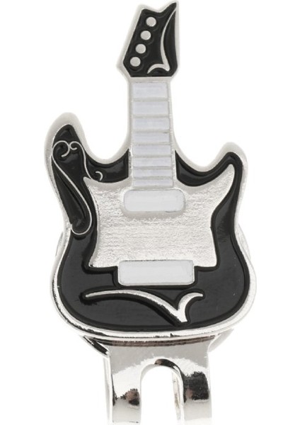 Gitar Stili Ayrılabilir Golfçü Hediye Golf Kap Klipsi Golf Şapka Tokası Manyetik Golf Topu Işaretleyici Cadılar Bayramı Kabak Köpek (Yurt Dışından)