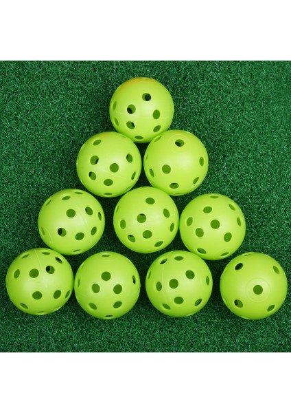 Yeşil Stil mm Golf Eğitim Topları Plastik Hava Akışı Delikli Golf Topları Dış Mekan Golf Uygulama Topları Golf Aksesuarları (Yurt Dışından)