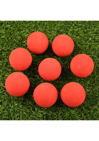 Kırmızı Stil Profesyonel Eva Uygulama Golf Topu Arka Bahçe Kapalı Açık Spor Yumuşak Köpük Golf Eğitim Topları Çapı Parlak Renk (Yurt Dışından)