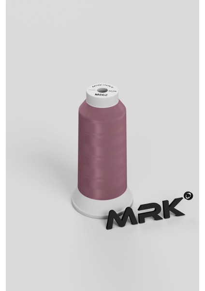 Polyester Nakış Iplik Açık Gül Kurusu -2500mt