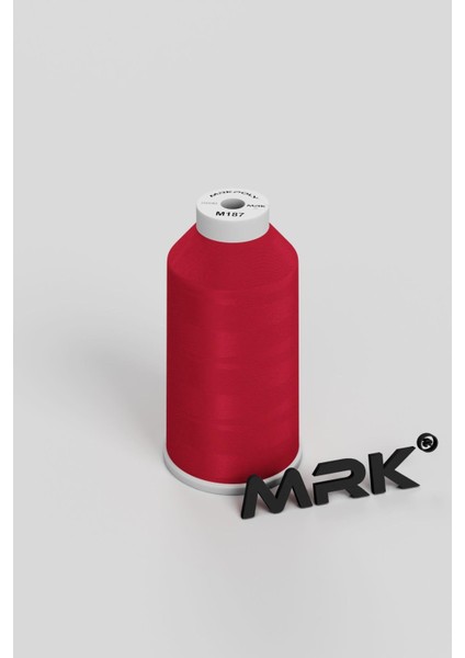 Polyester Nakış Iplik Kırmızı 5000mt