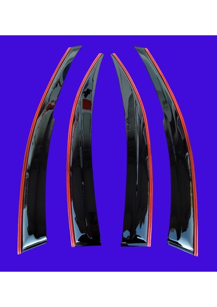 Renault Clio 5 Çift Sıra Kırmızı Kromlu Cam Rüzgarlığı 2020 fiyatları