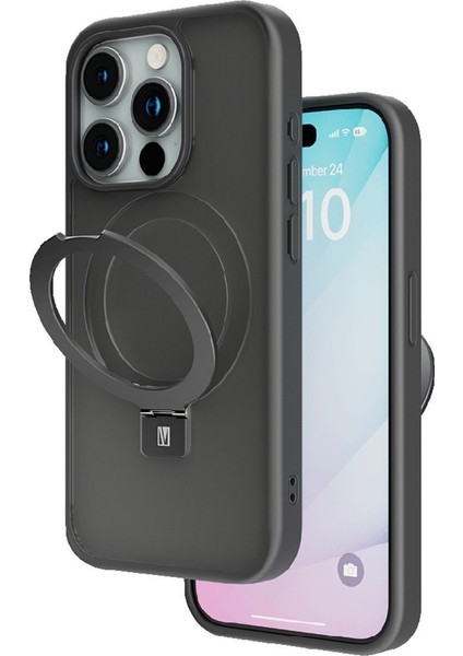 Pc + Tpu Magsafe Kickstand Mat Kılıf iPhone 15